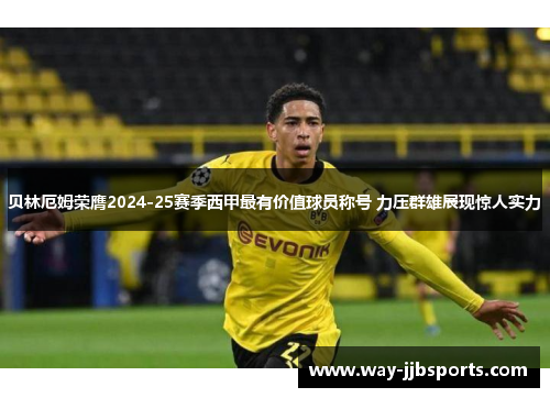 贝林厄姆荣膺2024-25赛季西甲最有价值球员称号 力压群雄展现惊人实力 贝林厄姆荣膺2024-25赛季西甲最有价值球员称号 力压群雄展现惊人实力